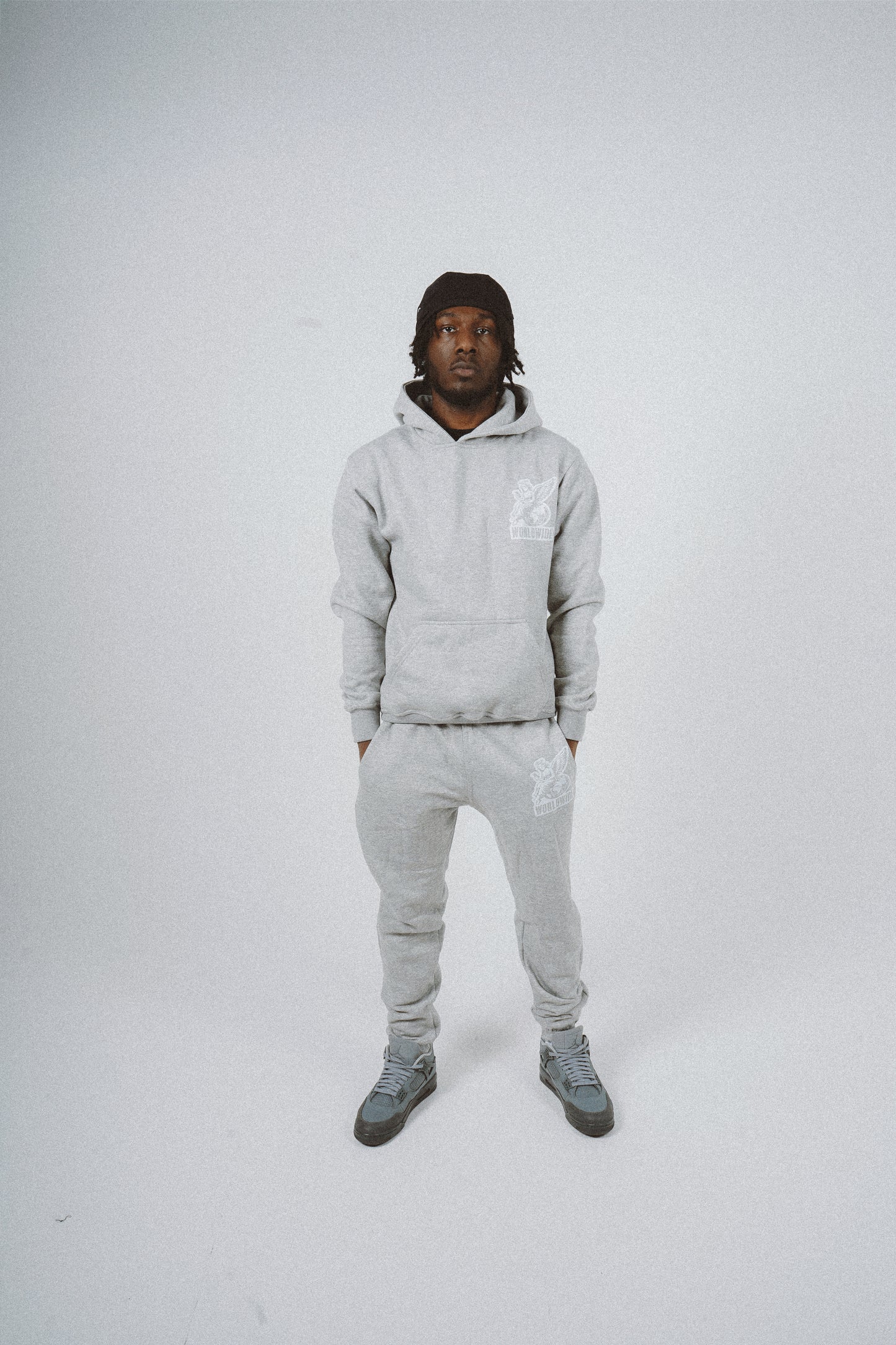 002 HUSTLEANGELS GREY TRACKSUIT