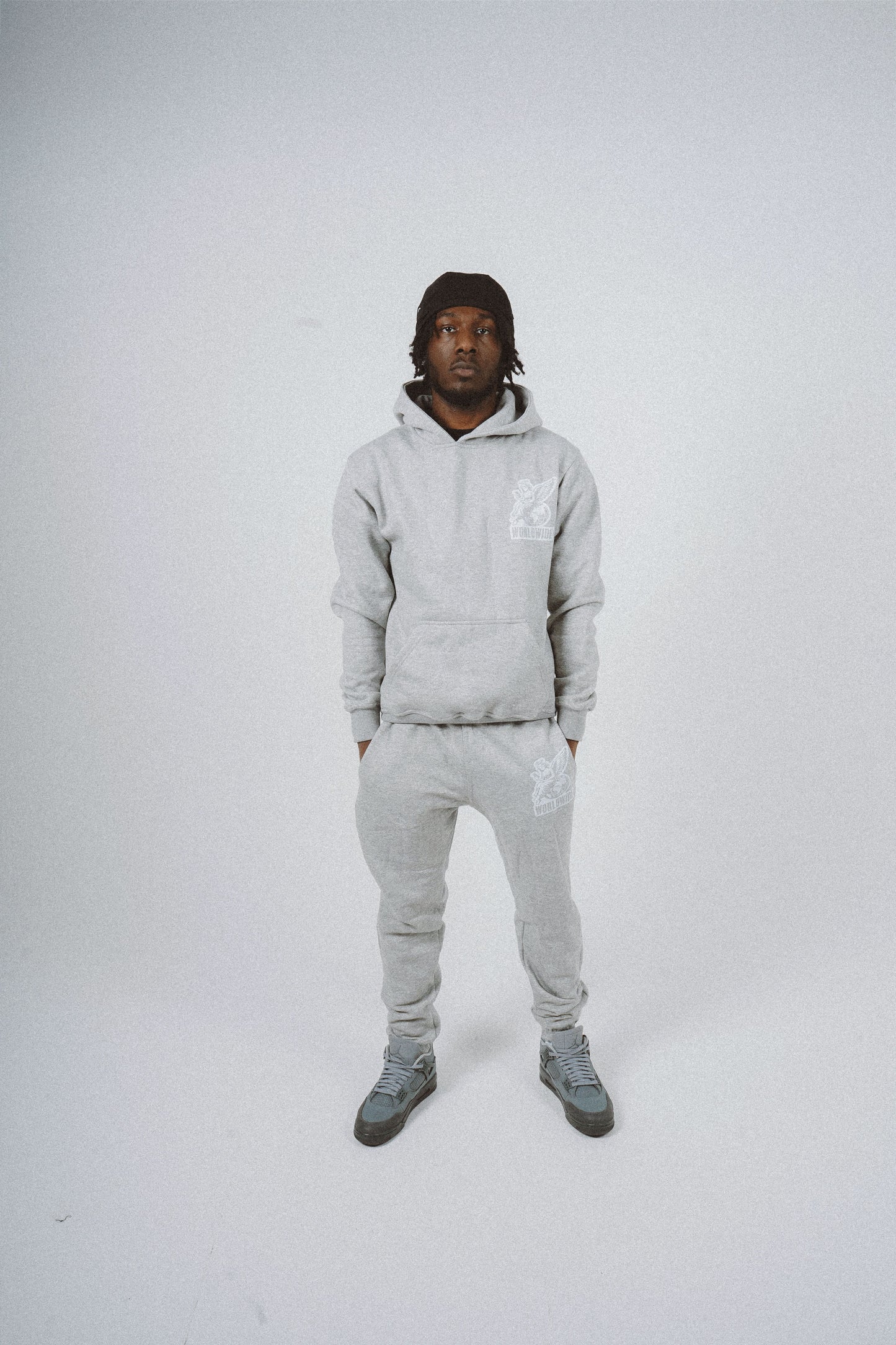 002 HUSTLEANGELS GREY TRACKSUIT