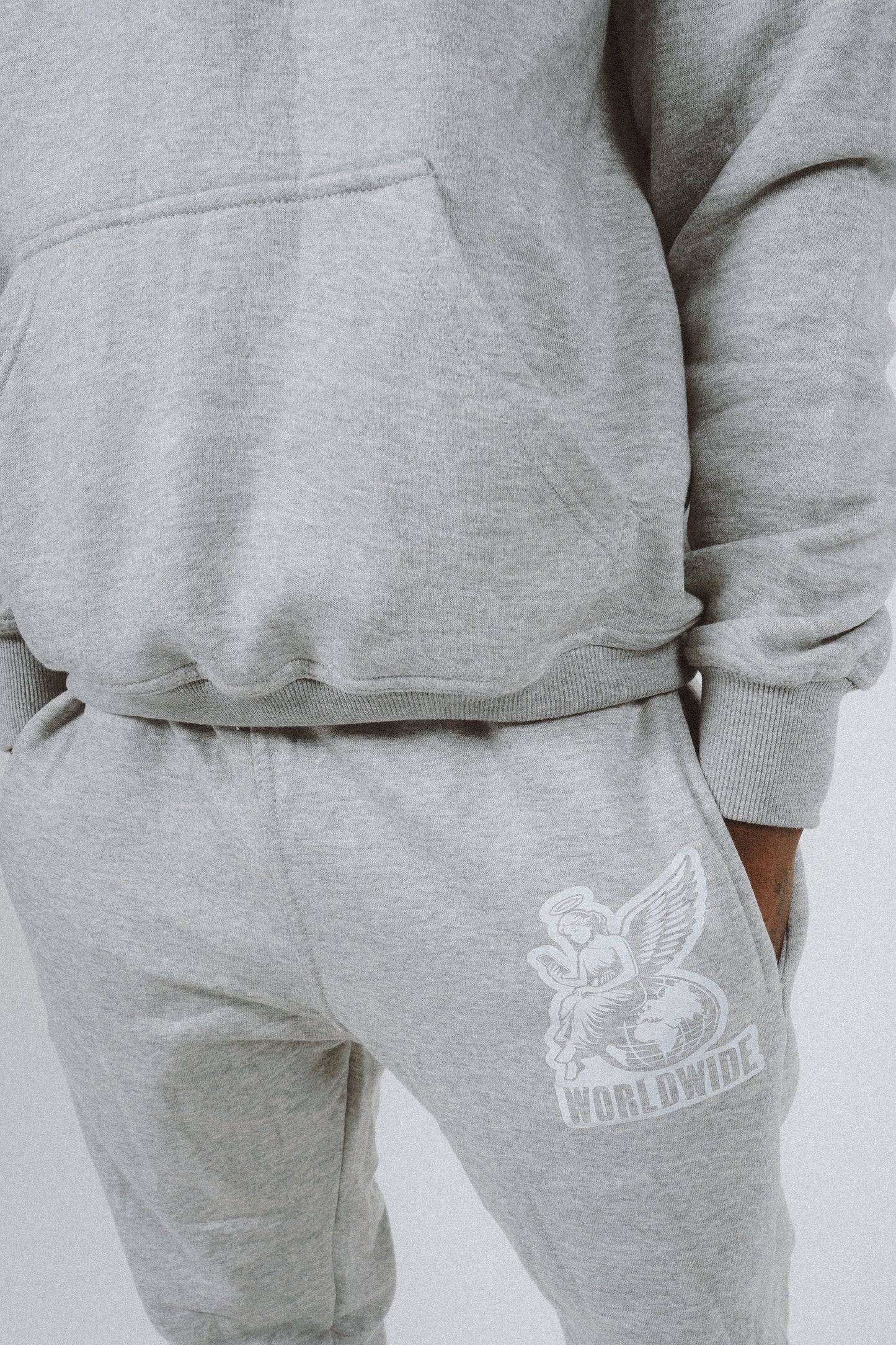 002 HUSTLEANGELS GREY TRACKSUIT