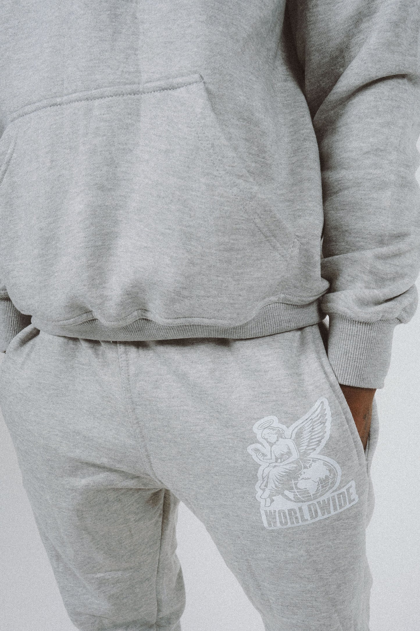 002 HUSTLEANGELS GREY TRACKSUIT