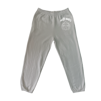 001 GREY HUSTLEANGELS JOGGER BOTTOM